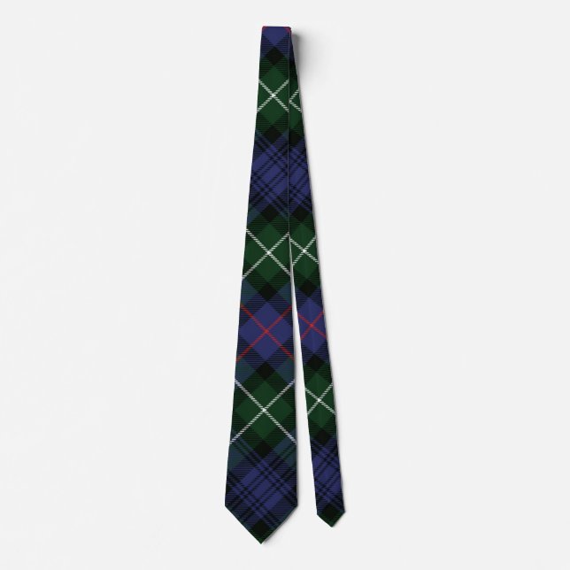 Cravate Plaid Rustic Christmas MacKenzie Tartan (Devant)