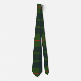 Cravate Plaid Tartan vert et bleu