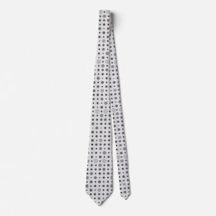 Cravate Point Polka 01.Gris OffBlanc BG