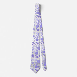Cravate Point Polka Soleil Violet