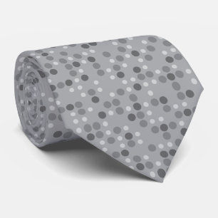 Cravate Points gris