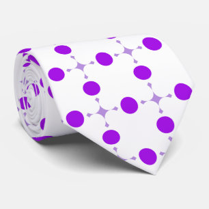 Cravate Pois violets, Motif à points Polka, points, pointi