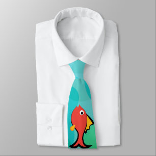 Cravate Poisson de dessin