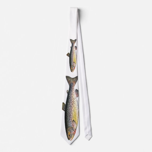 Cravate Poissons de truite de Tahoe (Devant)