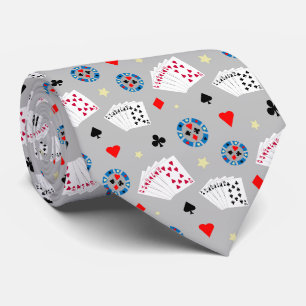Cravate Poker Fun et Fantaisie de Vegas