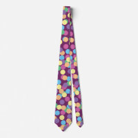 Polka-Dots bleu violet rose jaune orange vert