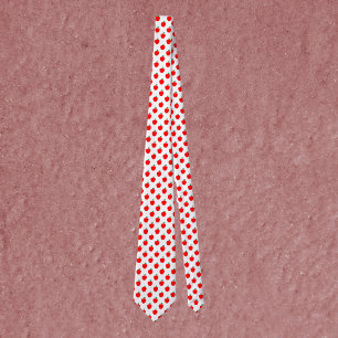 Cravate Pomme Motif Fruit rouge