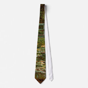 Cravate Pont Japonais de Monet Art Français