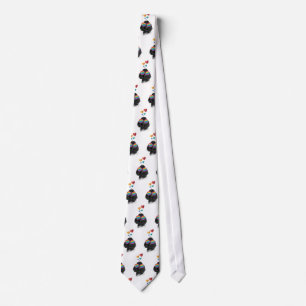 Cravate Poodle Dog with Hearts Saint-Valentin