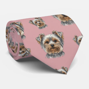 Cravate Portrait de Yorkshire Terrier