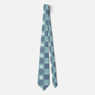 Cravate pour homme à motif marin