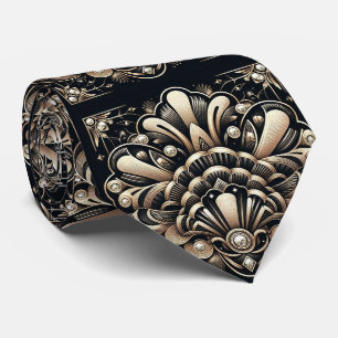 Cravate pour Homme   Cravates Art Déco avec Faux D