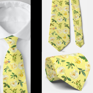 Cravate pour homme Nœud papillon floral pour mar