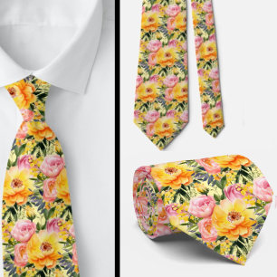 Cravate pour homme   Nœud papillon floral pour mar