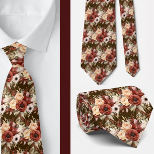 Cravate pour homme Nœud papillon floral pour mar