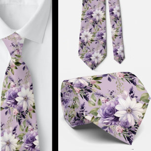 Cravate pour homme Nœud papillon floral pour mar