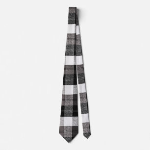 Cravate pour homme XMAS Camion Baffalo plaqué noir