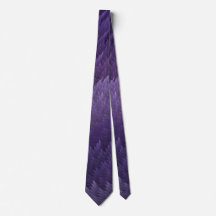Cravate pourpre lilas de motif de plume de tartan