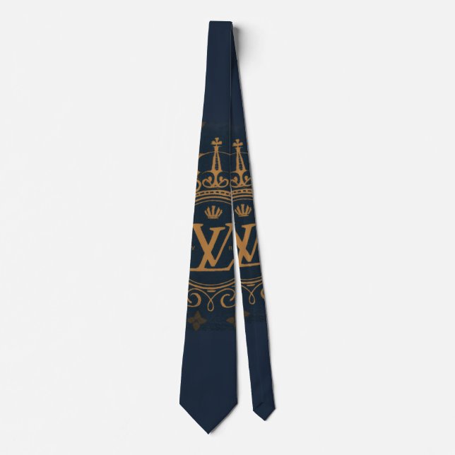 Cravate Prestige Ballpoint Pen – Royal Monogram "N" in Gol (Devant)