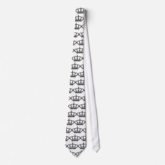 Cravate Prince royal couronne roi (Devant)