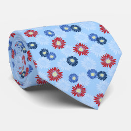 Cravate Printemps fleurit marguerite floral ciel bleu à de
