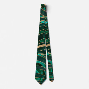 Cravate Profil onduleux de malachite