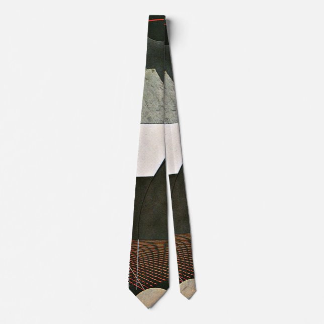 Cravate Proun 99, oeuvre abstraite de El Lissitzky (Devant)