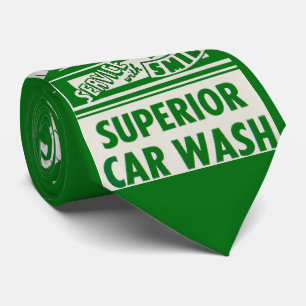 Cravate Publicité imprimée pour le lavage de voiture Auto
