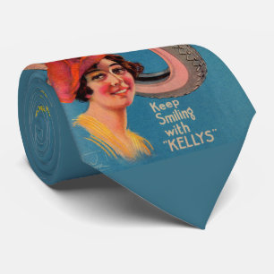 Cravate publicité pour pneus Kelly Springfield 1918 Gardez