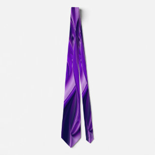 Cravate Purple Dream, Imaginaire Abstrait Rainbow-Art
