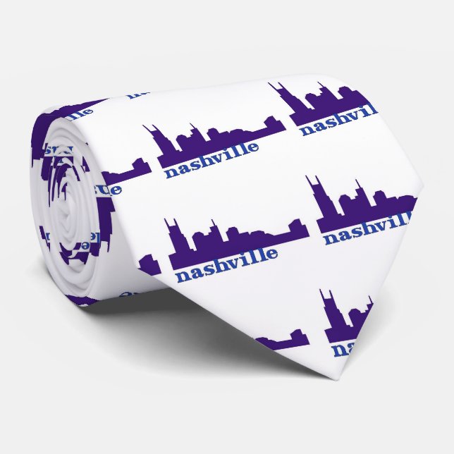 Cravate Purple Nashville (Roulé)