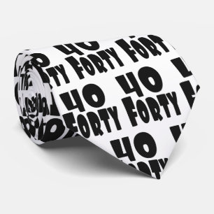 Cravate Quarante BIG 40 40e anniversaire