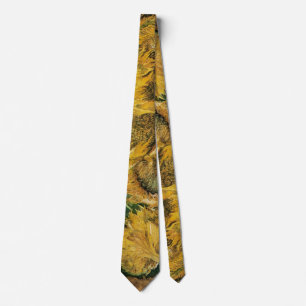 Cravate Quatre tournesols coupés par Vincent van Gogh