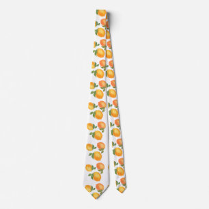 cravate raffinée de Sukkot avec motif de citrons j