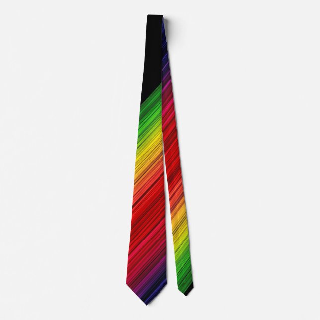 Cravate Rainbow Stripe (Devant)