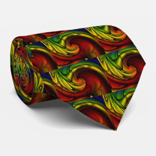 Cravate Rainbows & Honey   Arc-en-ciel Fractal Art