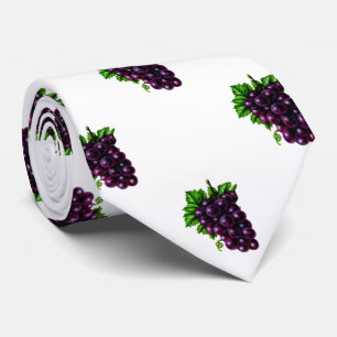 Cravate Raisins pourpres