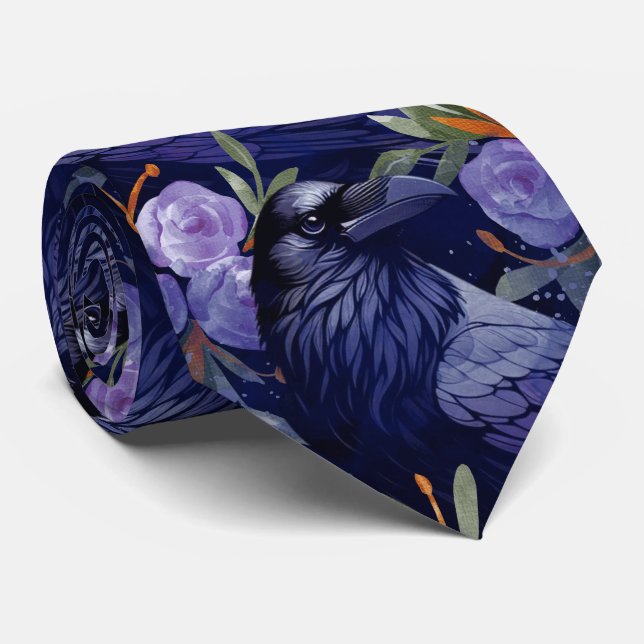 Cravate Raven Neck Tie (Roulé)