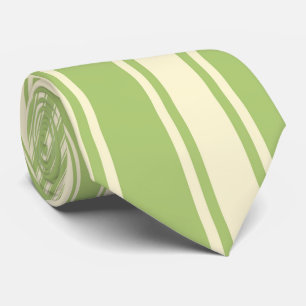 Cravate Rayure de couleur vert-jaune motif funky