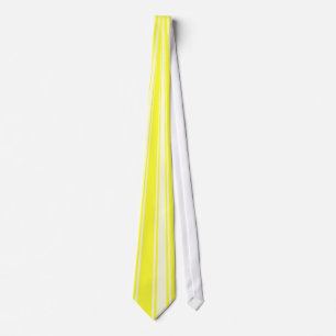 Cravate Rayure de jonquille motif funky