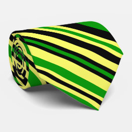 Cravate Rayures inspirées de la Jamaïque