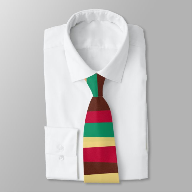 Cravate Rayures Irrégulières 02 (Attaché)