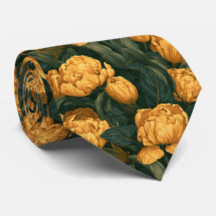 Cravate Réception de mariage avec motif tulipe