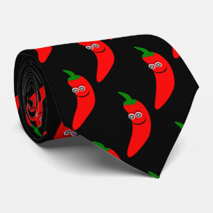 Cravate Red Chili Pepper Design