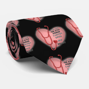 Cravate Red Heart ObGyn Nurse