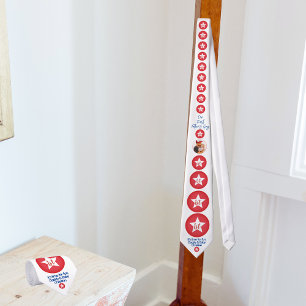Cravate Red Photo Nouveau papa Motif Moderne Première Fête