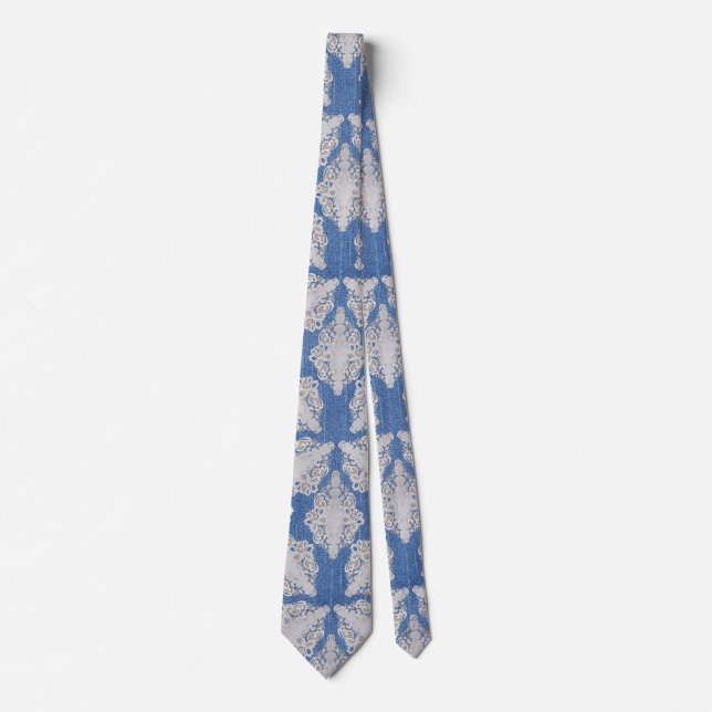 Cravate Refuser avec répétition de dentelle (Devant)