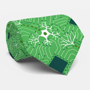 Cravate Réseau neuronal - Vert