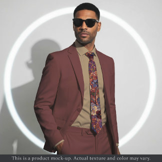 Cravate Rich Impressionist Floral Necktie