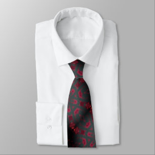 cravate rmdesignflo55 -NOIR- ROUGE -CUTE Cravate